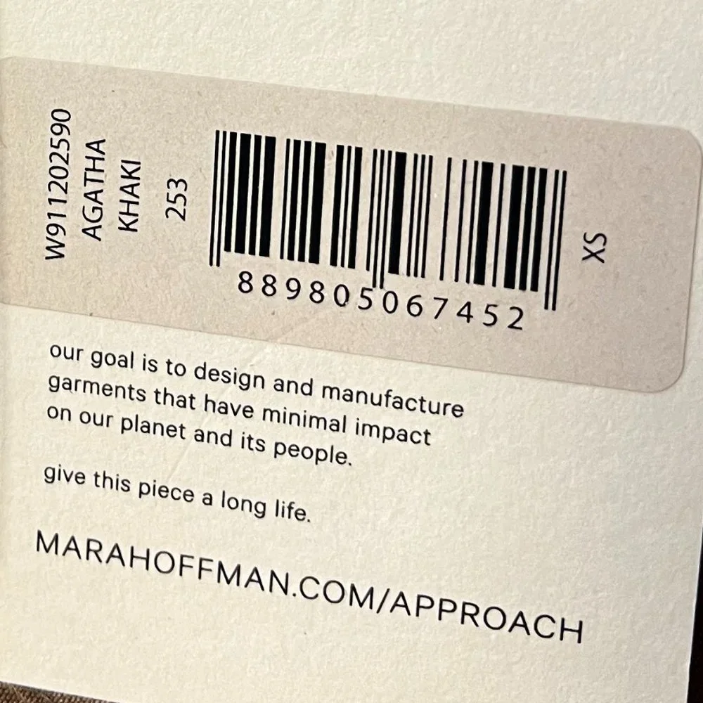 Mara Hoffman Women's Jumpsuits | Agatha jumpsuit Khaki NWT - Picture 10 of 10